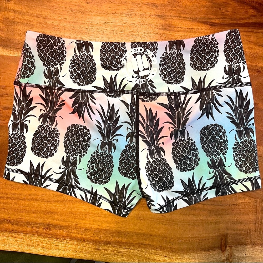 EUC Feed Me Fight Me shorts, size small